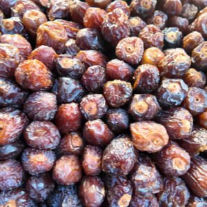 Box of premium Mabroom Dates, soft and chewy Jumbo Khajoor from Saudi Arabia
